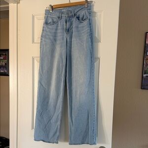 Old Navy Light Blue High Rise wide leg Women's Jeans